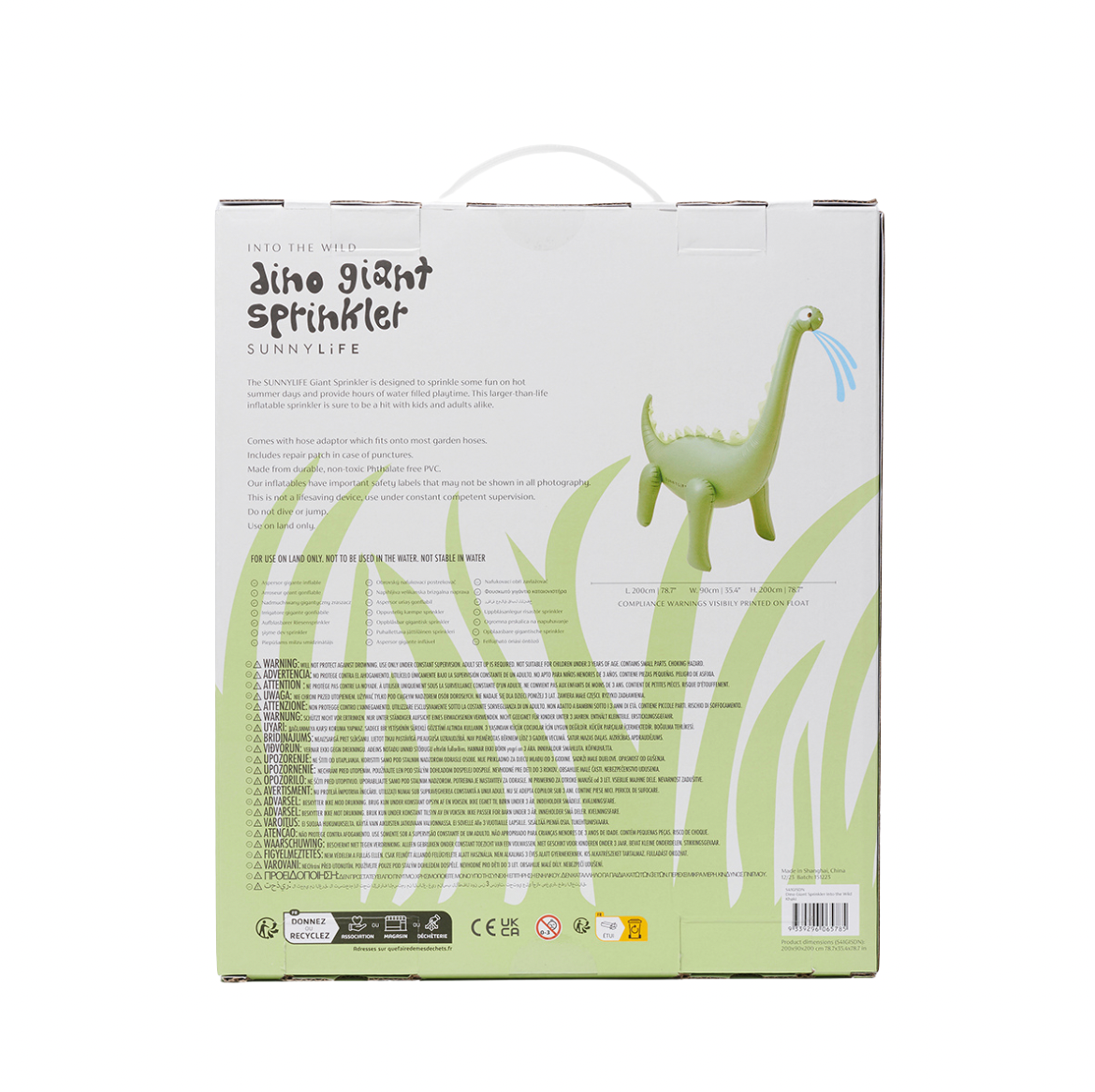 DINO GIANT SPRINKLER